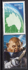 DR WHO VILLAIN - SONTARAN adjunto al mapa MNH AUSTRALIA 60c sello