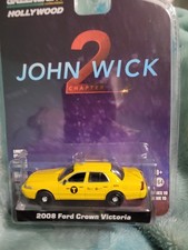 2008 Ford Crown Victoria Taxi John Wick 1:64 Scale Model Greenlight