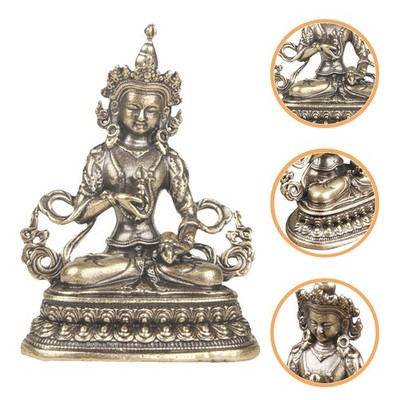  Vintage Messing Buddha Figur Messing Verzierung Buddha Skulptur Messing