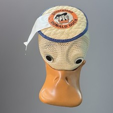 Vintage Donald Duck Hat from Walt Disney Disneyland with working Squeaker Bill