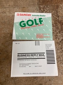 Bandai Golf Pebble Beach Nintendo NES Video Game - New Open Box