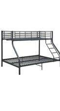 Used bunk bed is made of robust metal with powder-coating and ensures great