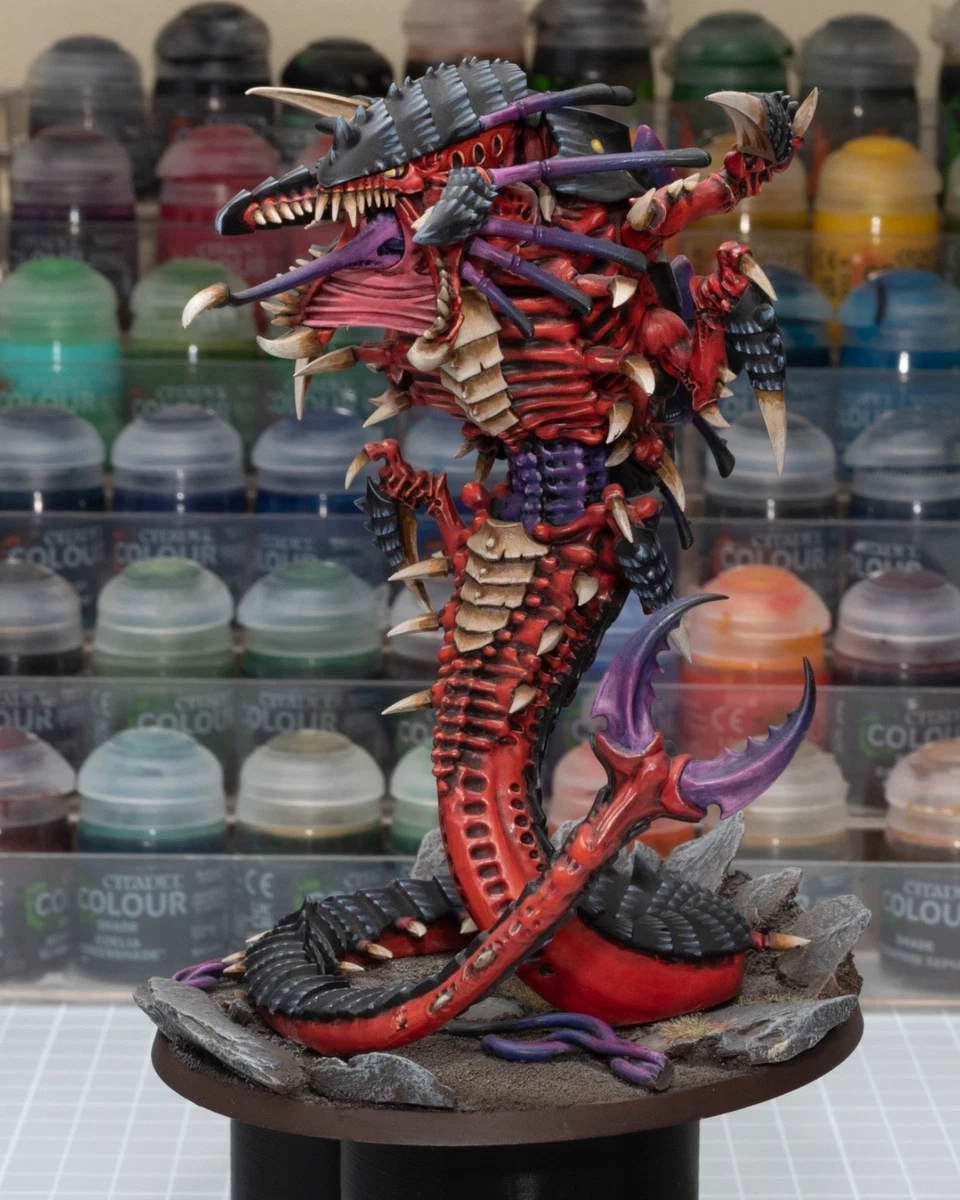 泰伦虫族完全组装和彩绘单一微型战锤40k Miniatures | eBay