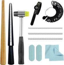 Ring Sizer Measuring Tool Kit Mandrel Sizing Finger Size... 
