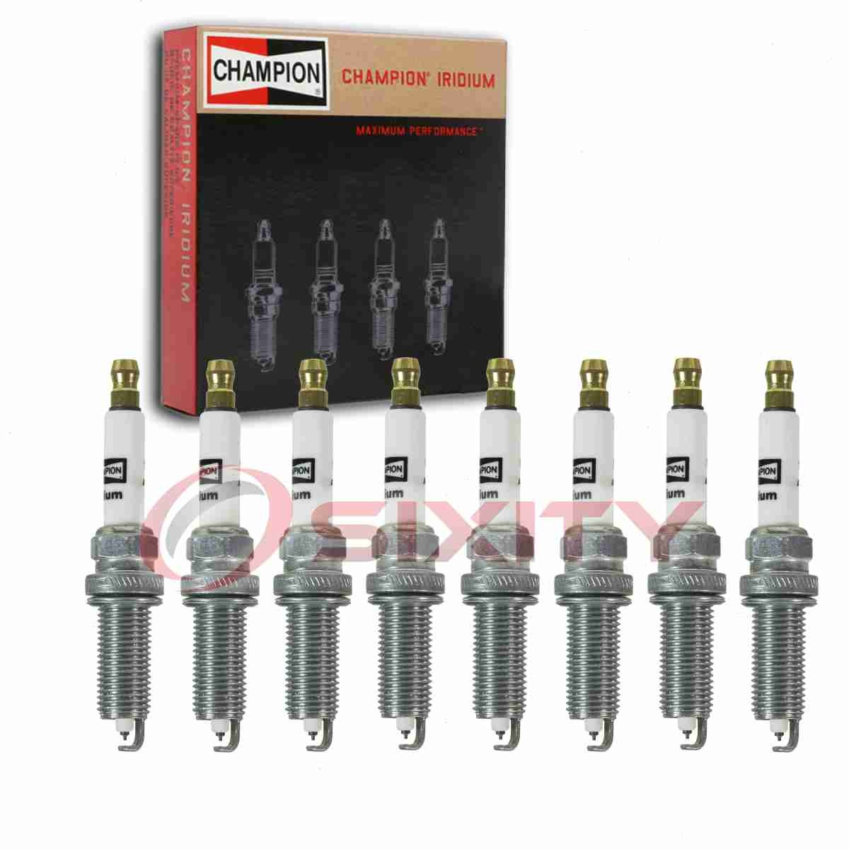 8 pc Champion Iridium Spark Plugs for 2010-2015 Jaguar XK 5.0L V8 Ignition zd