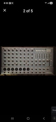 BIAMP 8/300 MIXPAK PLUS+ DIGITAL AUDIO MIXER, RACK MOUNT MODEL TESTED WORKS GOOD