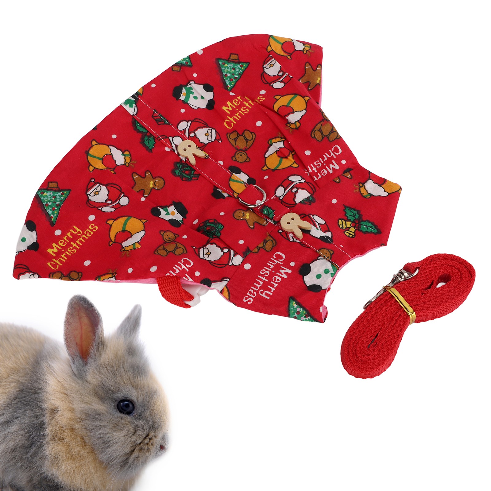 Cute Rabbit Vest Leash Adjustable Breathable Bunny Clothes For Rabbits Excellent
