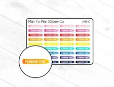 2499-10~~Planner Time Swooshes Planner Stickers.