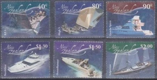 (F261-25) 2002 NZ set of 6stamps leading the way (Y)  (v)