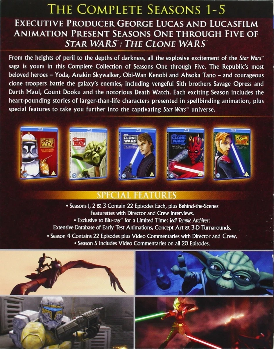 Star Wars: The Clone Wars [Blu-ray] [2008] [US Import]: : DVD &  Blu-ray