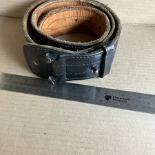 pre-owned 4011U DUTYMAN 36 Police Officer Leather belt  wide