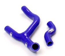 SAMCO Kühlerschlauch Set Y-RACE Design Husqvarna FC250/350 blau 2014-2015
