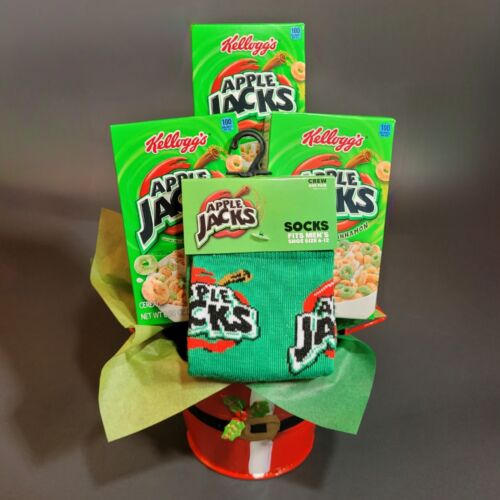 NEW Kellogg's Apple Jacks Cereal Gift Set