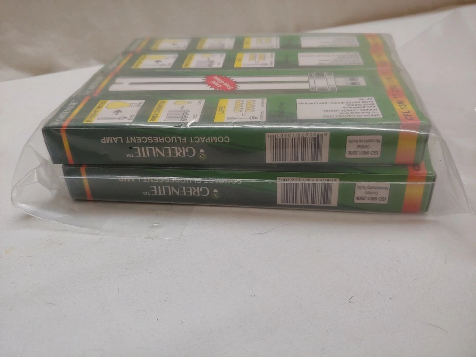 (8) 13W/TT/2P/41K 13W 2 Pin 4100K Light Bulb GX23 Cool White Twin Tube CFL Bulb - Image 2 of 3