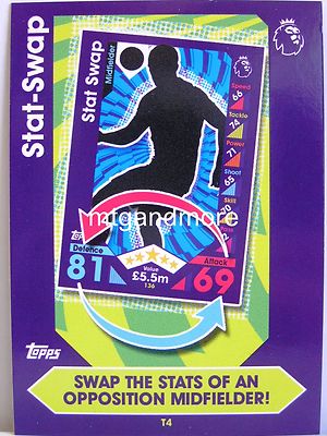 Match Attax 2016/17 Premier League - #T4 Stat-Swap - Tactic