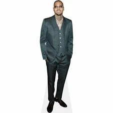 Chris Brown (Green Suit) Life Size Cutout