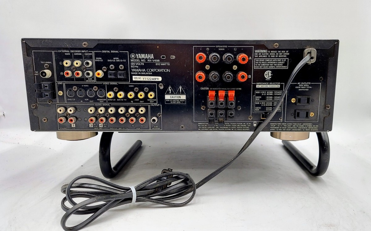 Yamaha RX-V496 AV Receiver | eBay