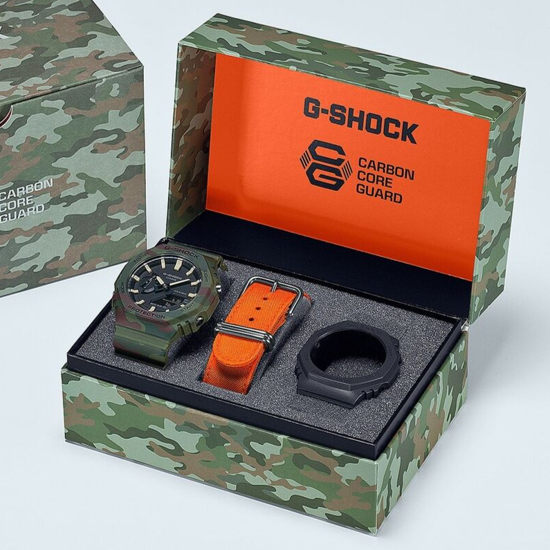 CASIO G-SHOCK GAE-2100WE-3AJR Green Adventurer Watch CORDURA