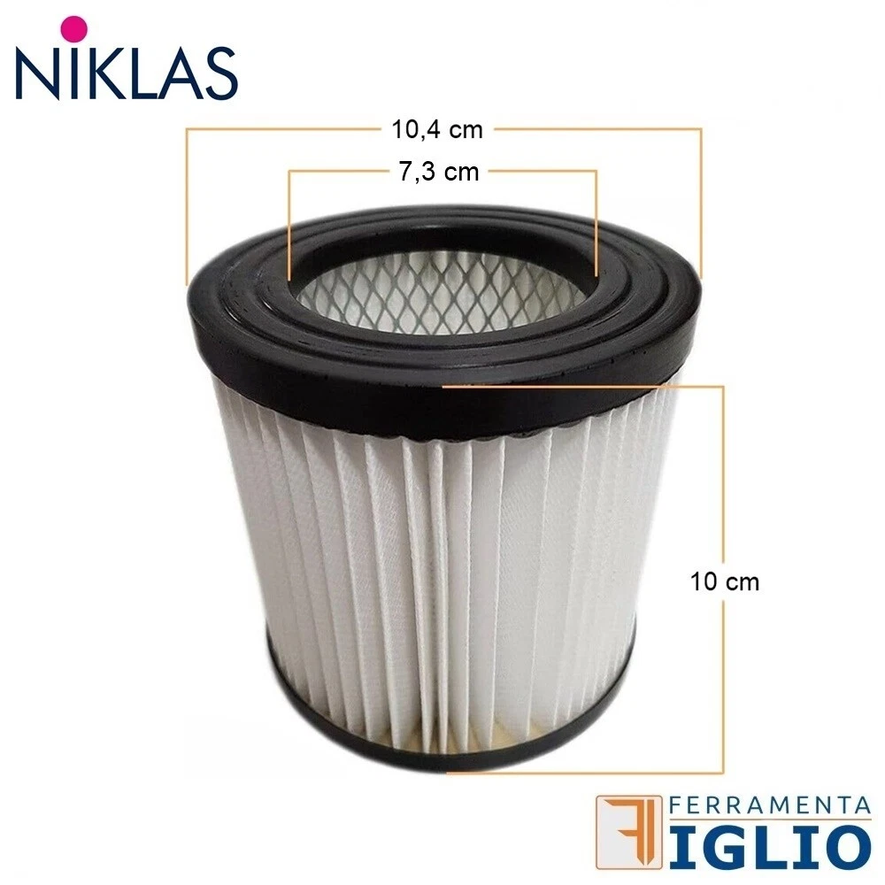 Vhbw Filtro HEPA Per Aspiracenere Merox XL-T01-1200 - Ricambio Lavabile 7906401701 - 6