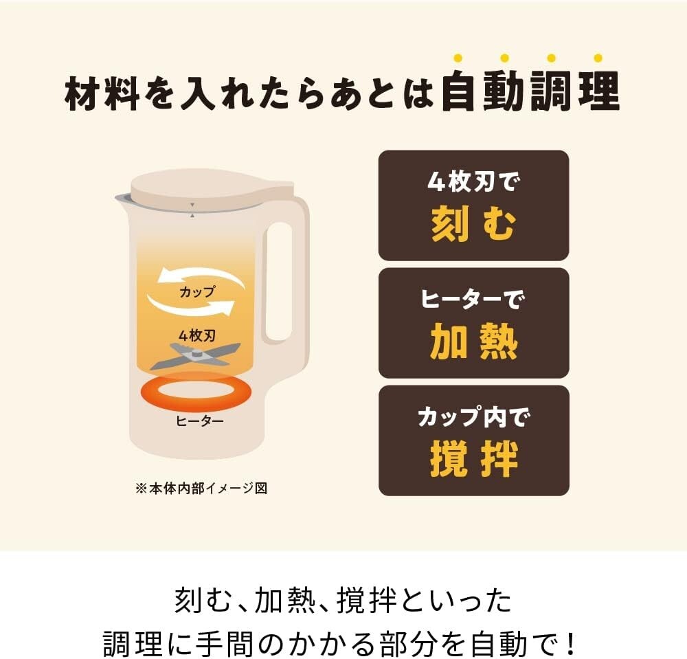 Recolte Auto Cooking Pot RSY-2 Color Black Soy Milk & Soup Maker