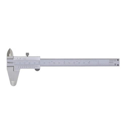 Mitutoyo 530-104 Vernier Calipers, Stainless Steel, For Inside, Outside, Depth 0