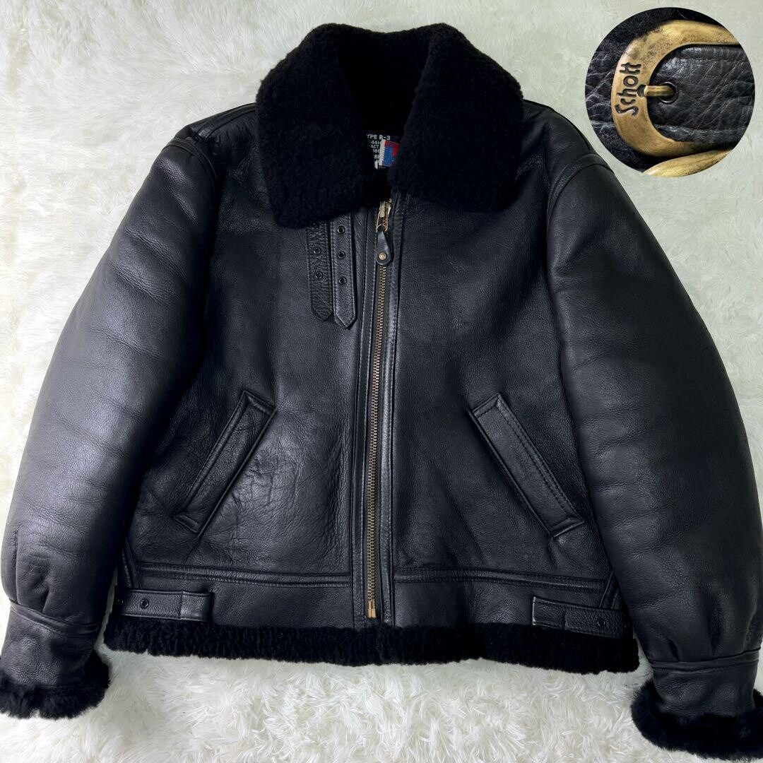 Leinwande Mouton B-3 Jacket / Black タグ有 leinwande] B-3