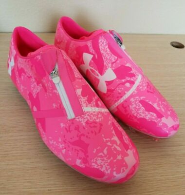 Under Armour UA Spotlight Pro Zip Cleats FG BCA Pink Craze
