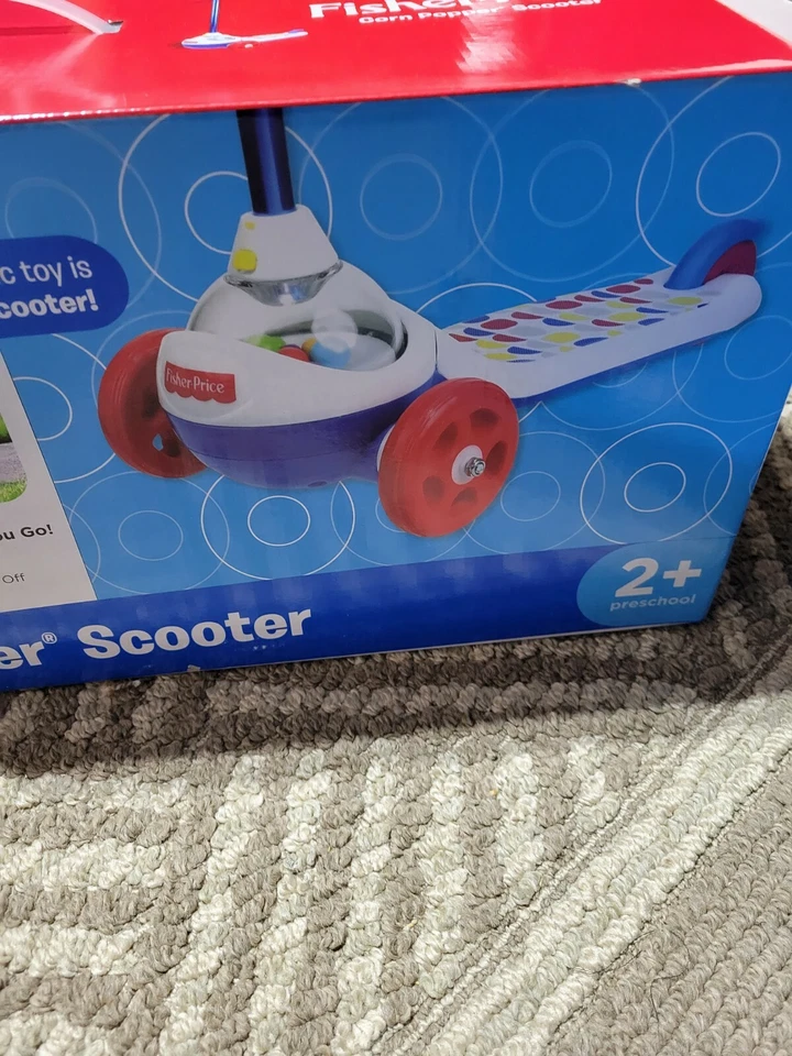 FISHER PRICE CORN POPPER SCOOTER-JUGUETE PARA NIÑOS-EDADES 2+--¡NUEVO EN CAJA!-- Foto 4 de 4