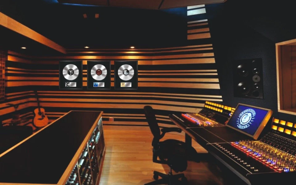 Eminem - The Slim Shady LP / LP Platinum 12 inches / Souvenir in black fram - Image 4 of 4