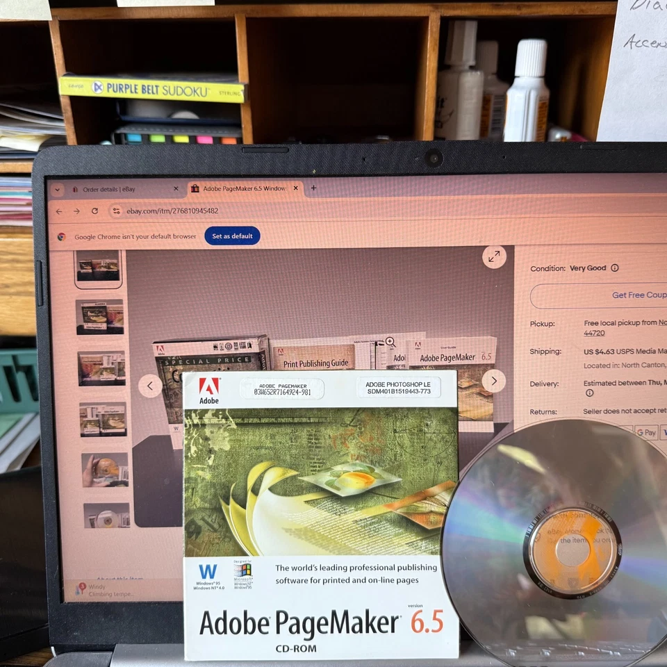 Adobe PageMaker 6.0 Windows Education Edition Complete Box - Image 2 of 4