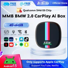 For BMW Carplay Multimedia Ai box CarPlay Ai Box Adapter with Youtube, Netflix 