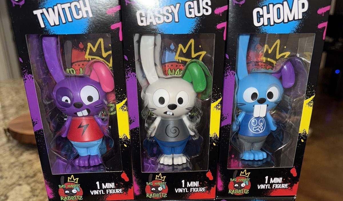Bad Habbit Rabbitz Set Of 6 4