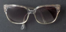 Jean Louis Scherrer Sunglasses Handmade Paris France Clear Frames LG Lens As Is