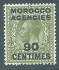 MOROCCO AGENCIES 1934 George V mint 90c SG209