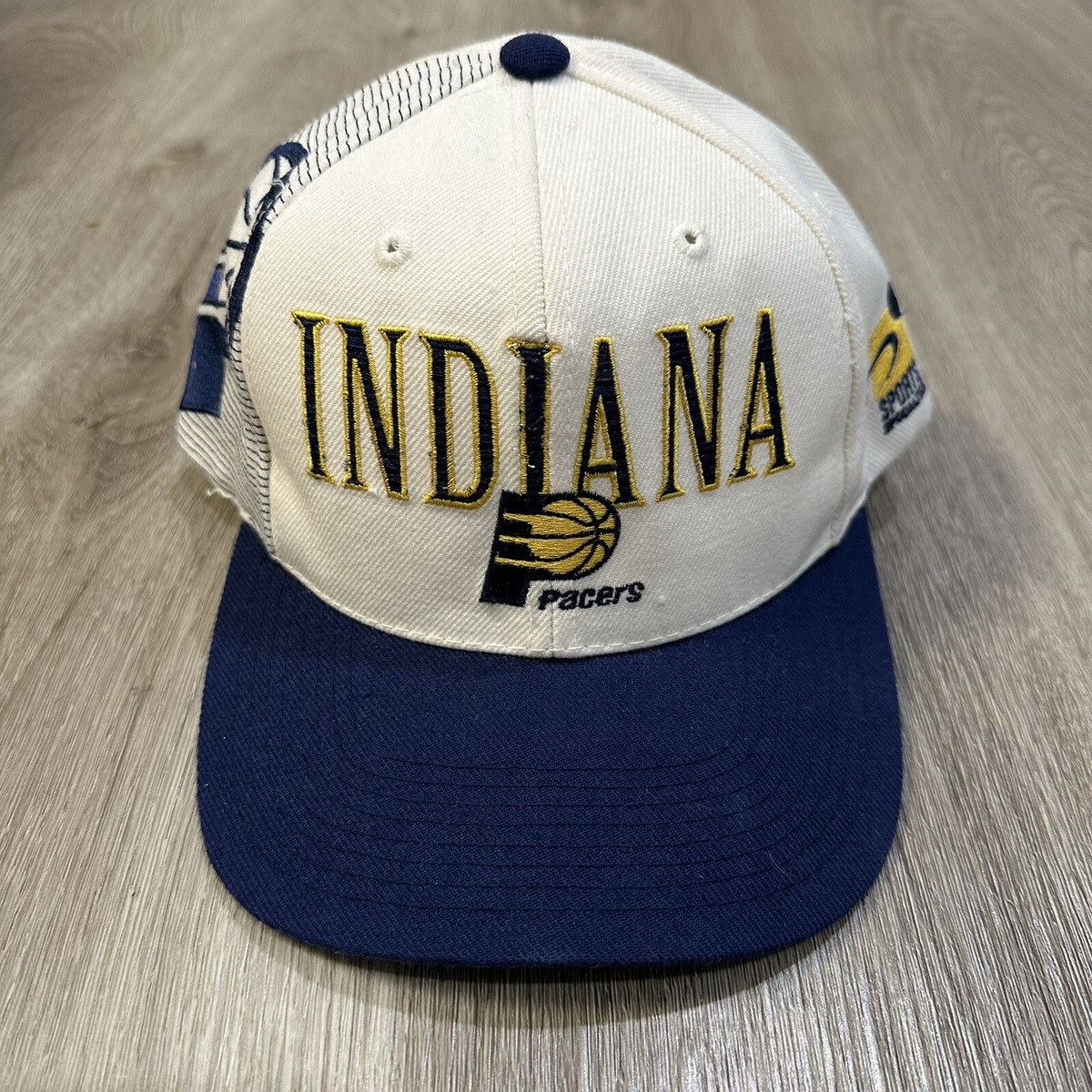 Indiana Pacers Sports Specialties Shadow Laser Snapback Hat Cap
