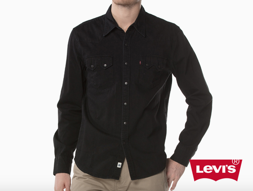 Black Sawtooth Western Shirt 