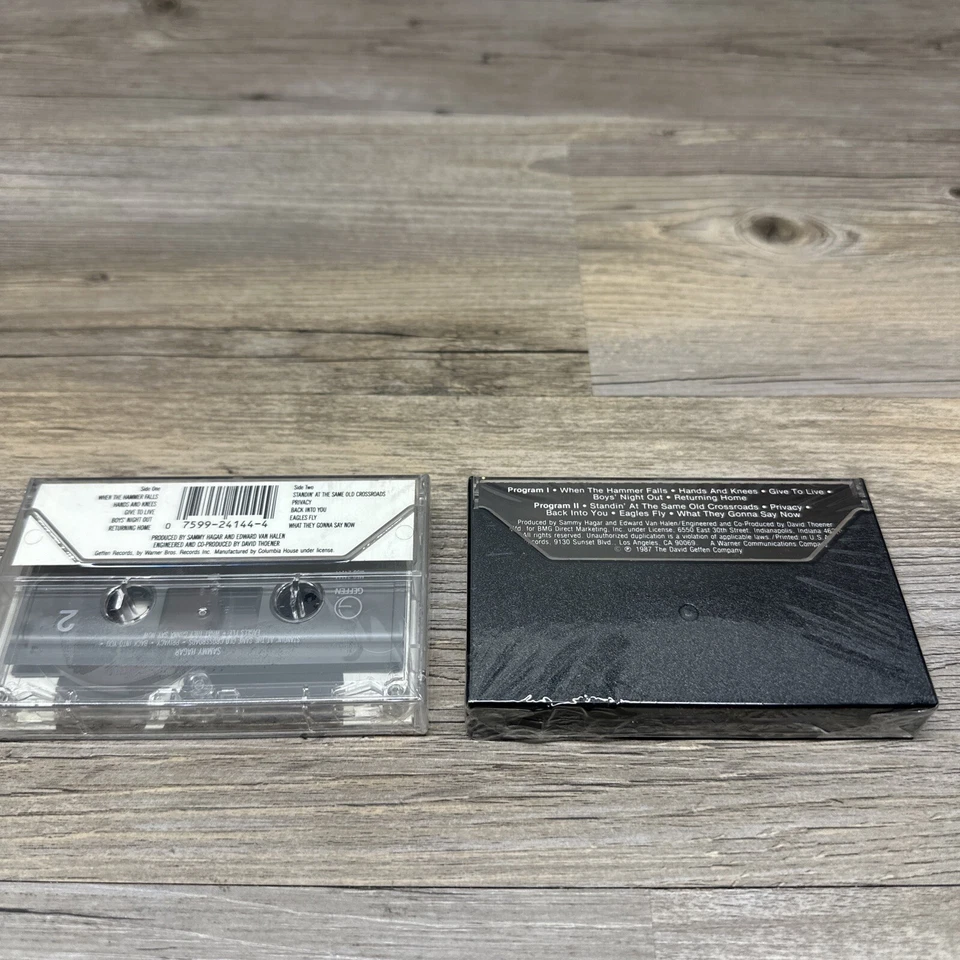 SAMMY HAGAR Cassette Tape ~ GEFFEN RECORDS Lot 2 New Sealed - Image 4 of 4