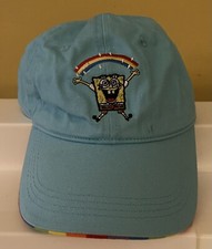 SpongeBob Squarepants Nickelodeon Baseball Hat Cap Light Blue Unisex Adjustable