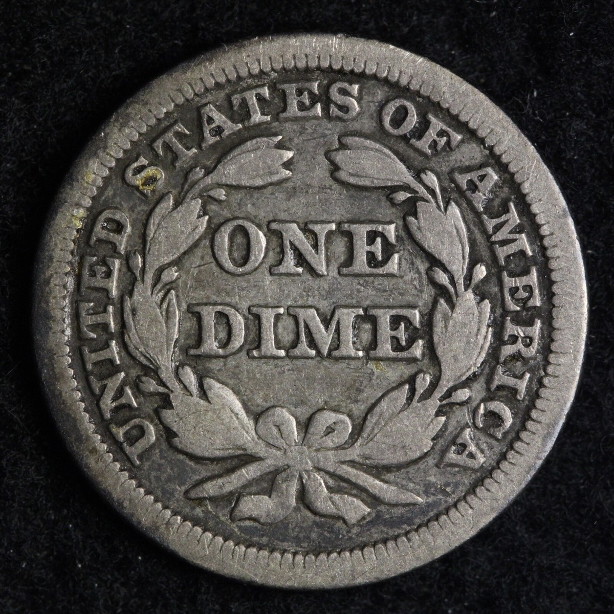 1849 Seated Liberty Silver Dime CHOICE VF E199 TEE | eBay