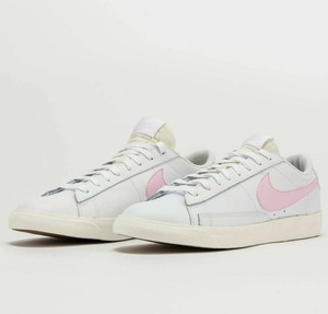 Nike Blazer Low Leather White Pink Foam CI6377-106 Unisex Shoes Sneakers |  eBay