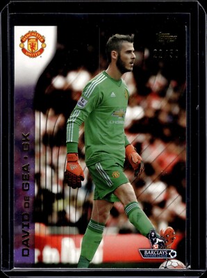 2015 Topps Premier Gold Purple /50 David de Gea Manchester United