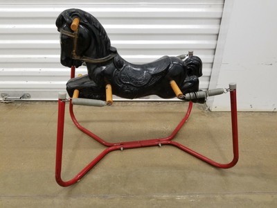 mustang rocking horse