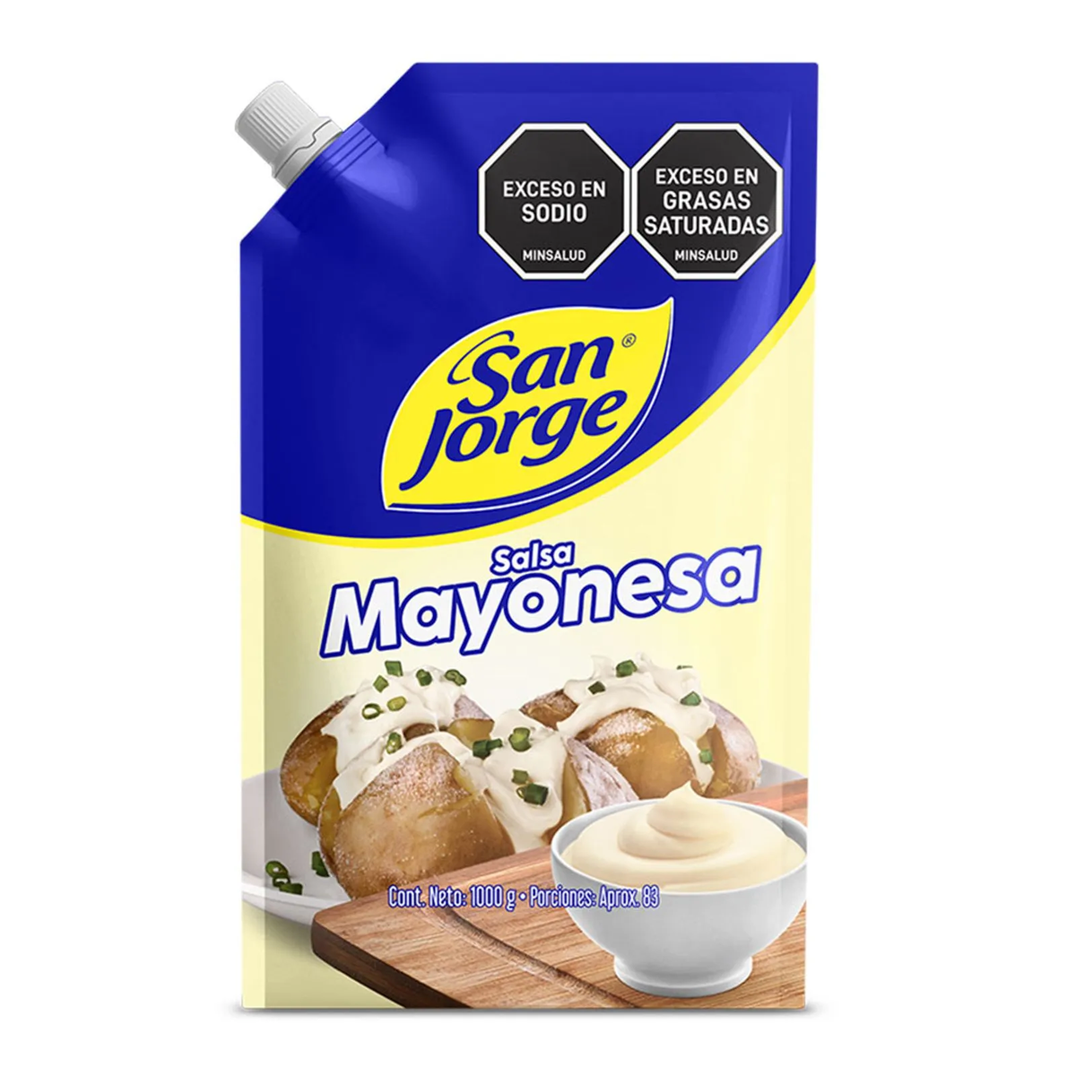 San Jorge sauce mayonaisse Doy Pack x 1000g salsa Mayonesa