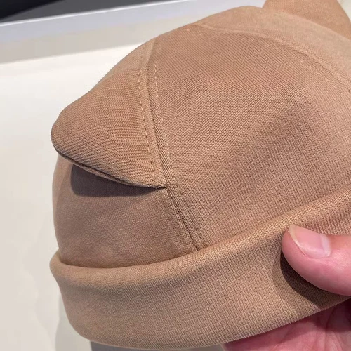 Damen Mädchen süße Katzenohren Beanie Mütze verstellbar Rollrand Baskenmütze Freizeitmütze - Bild 14 von 28