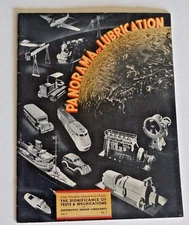 1941  SHELL OIL COMPANY  PANORAMA OF LUBRICATION   WWII  PUBLICATION 