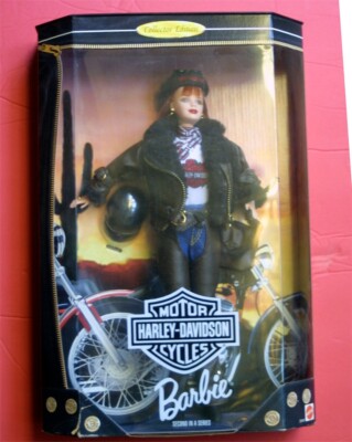 HARLEY DAVIDSON REDHEAD BARBIE 2nd IN SERIES SEALED RARE COLLECTIBLE 1998 #20441
