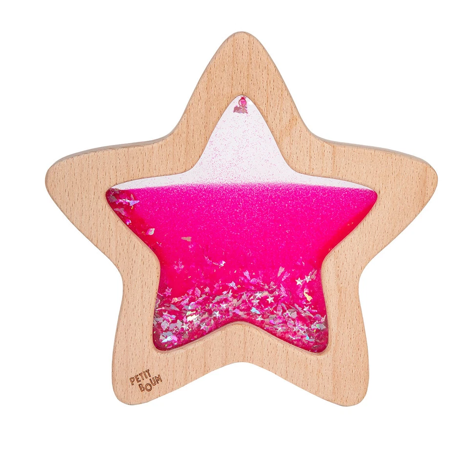 PETITBOUM Petit Boum Sensory Star Nebula Sensorik-Spielzeug, Babyspielzeug, Holzspielzeug