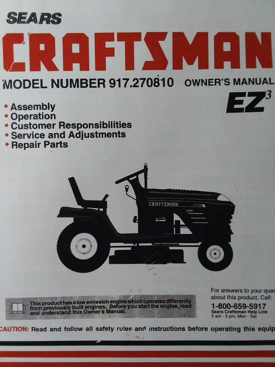 Sears Craftsman 19.5 hp 42
