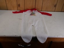 Vintage 1980s Smurf Pajamas Baby Christmas