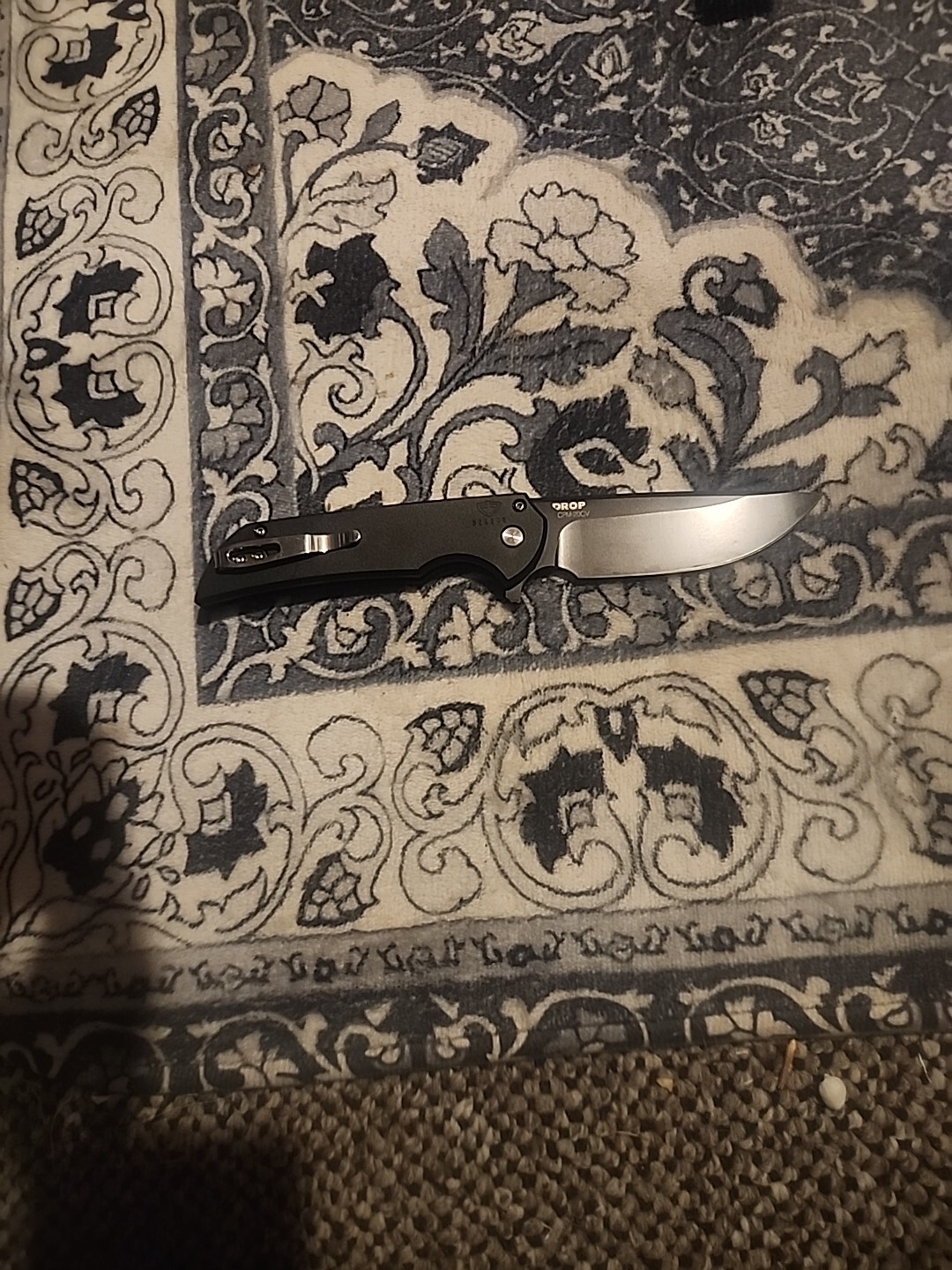 Assisted Opening Knife All Black Mordax New Never Used